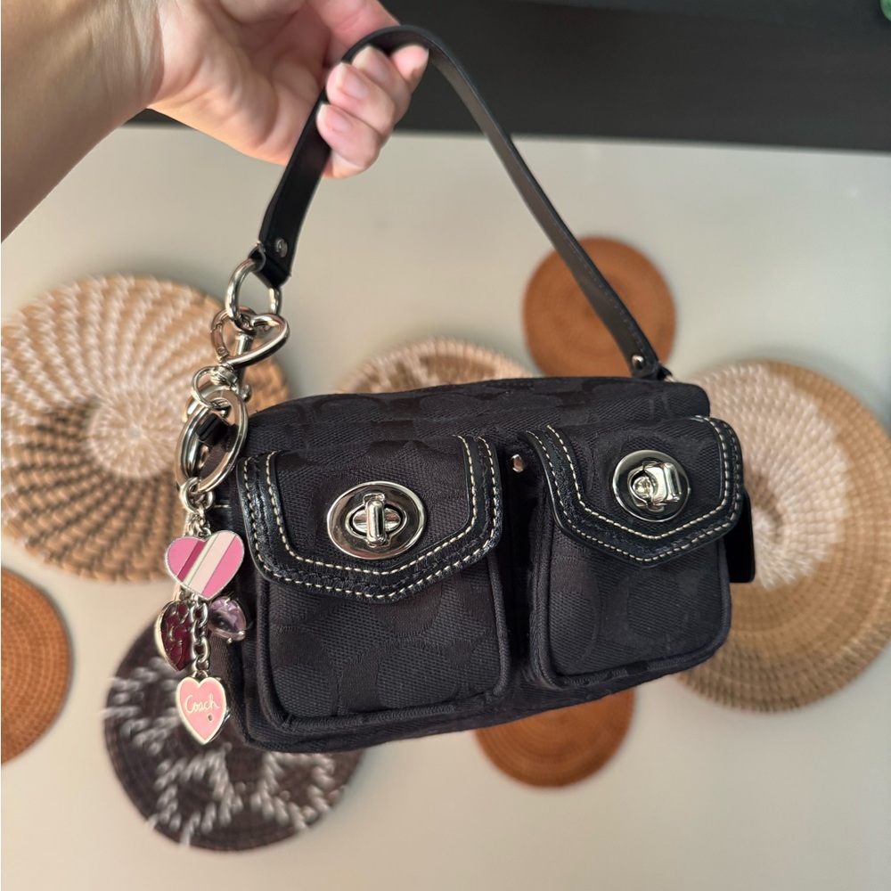 SOLD - Coach mini turn lock legacy bag ⛓️🖤